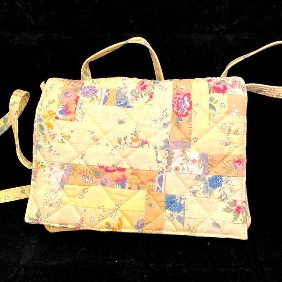 Handbags - Yellow quilted crossbody purse
